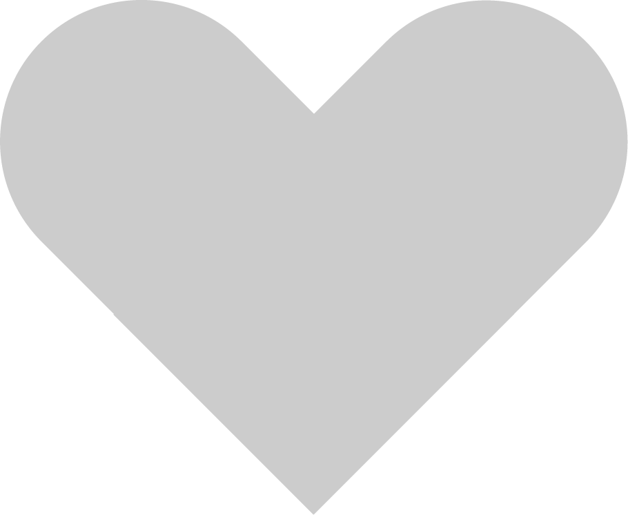gray heart